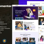 کیت المنتور Kidux - قالب مهدکودک، پیش‌دبستانی و آموزش کودکان