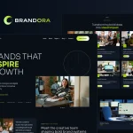 کیت المنتور Brandora - قالب آژانس خلاق و استودیو برندینگ