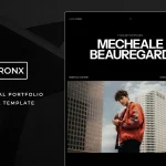 قالب HTML نمونه کار شخصی Bronx