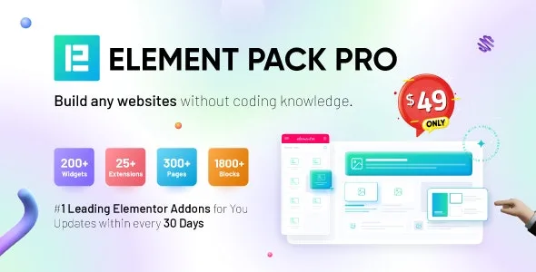 دانلود افزونه وردپرس Element Pack Pro