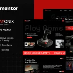 دانلود کیت المنتور آژانس گیمینگ Playonix – قالب گیمینگ دانلود کیت المنتور آژانس گیمینگ Playonix - قالب گیمینگ