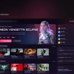 دانلود UI Kit داشبورد CRM دارک مود Vesper
