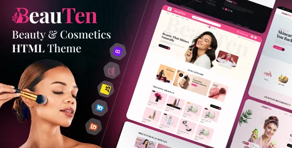 قالب Beauten | دانلود قالب HTML آرایشی و مراقبت از پوست