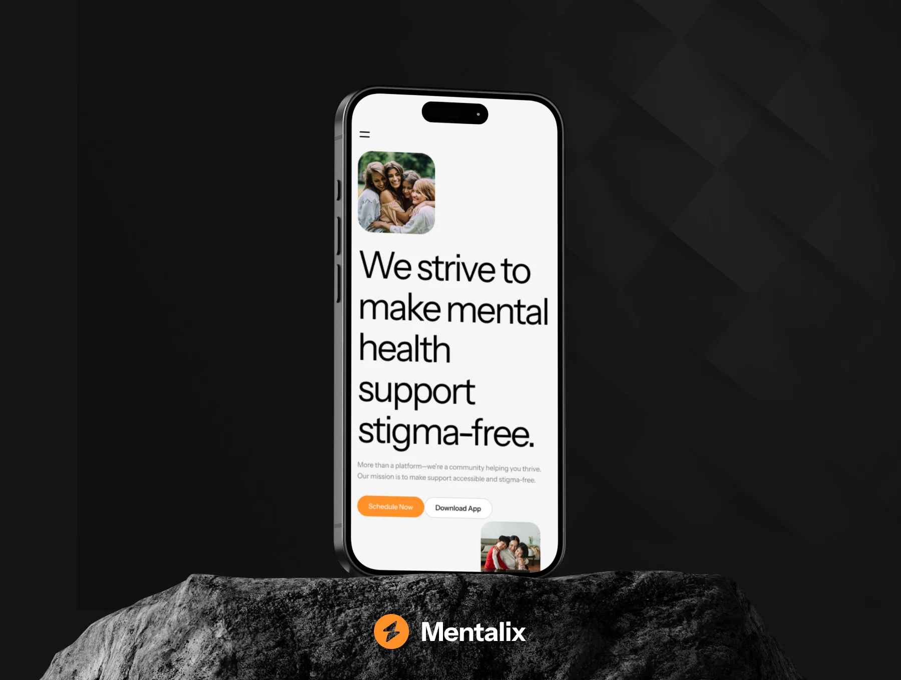 کیت رابط کاربری سلامت روان | Mentalix Mental Health UI KIT
