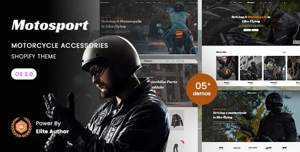 قالب Motosport | قالب شاپیفای موتور سیکلت و لوازم جانبی Shopify 2.0