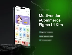 کیت رابط کاربری اپلیکیشن فروشگاهی | Shoply Figma UI Kit