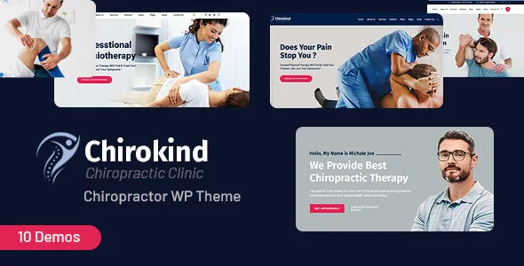 قالب وردپرس کایروکینت Chirokind | پوسته تخصصی کلینیک فیزیوتراپی و کایروپراکتیک قالب وردپرس کایروکینت Chirokind