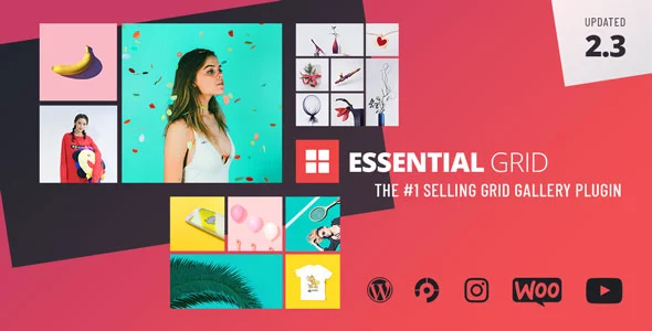 افزونه گالری تصاویر و ویدیو Essential Grid