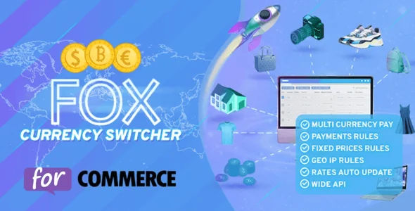 افزونه WooCommerce Currency Switcher Professional (FOX) برای تغییر ارز در ووکامرس