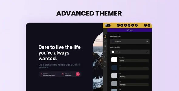 قالب Hously؛ پنل مدیریت و لندینگ پیج املاک با Tailwind CSS bricks advanced themer