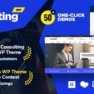 قالب شرکتی و مشاوره Consulting | پوسته وردپرس حرفهای برای کسبوکار، مالی و مشاوره consulting business finance wordpress theme
