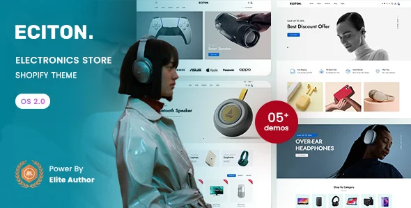 قالب وردپرس آژانس دیجیتال مارکتینگ Gencyo eciton electronics store responsive shopify 20 theme
