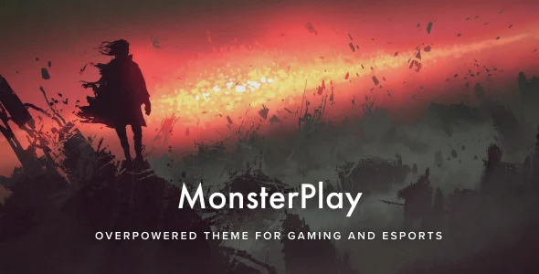 قالب وردپرس MonsterPlay؛ قدرتمندترین پوسته برای سایتهای گیمینگ و eSports monsterplay overpowered theme for gaming and esports