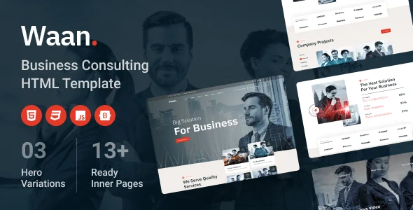 waan business consulting html template