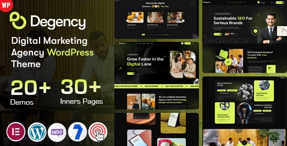 degency digital marketing agency wordpress theme