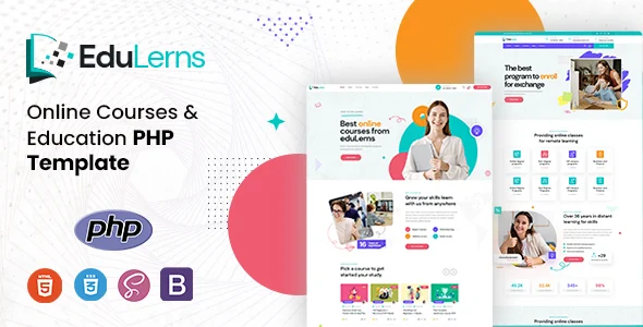edulerns education courses php template