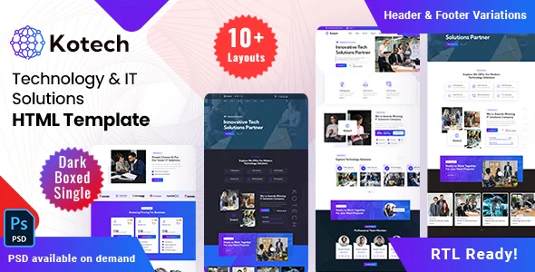 kotech technology it solutions html template